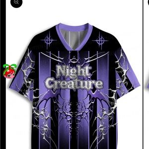 Purple and Black Jersey